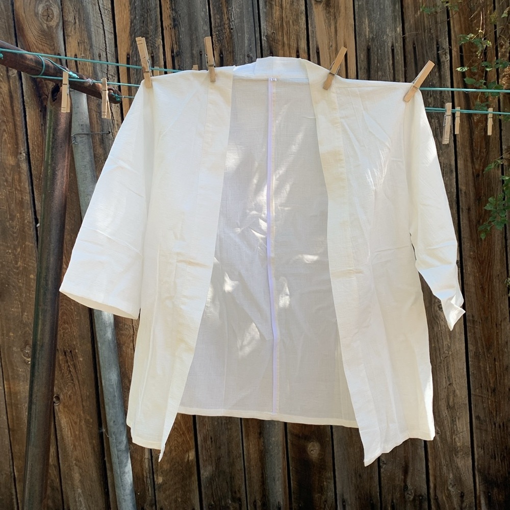 Linen Kimono Style Top